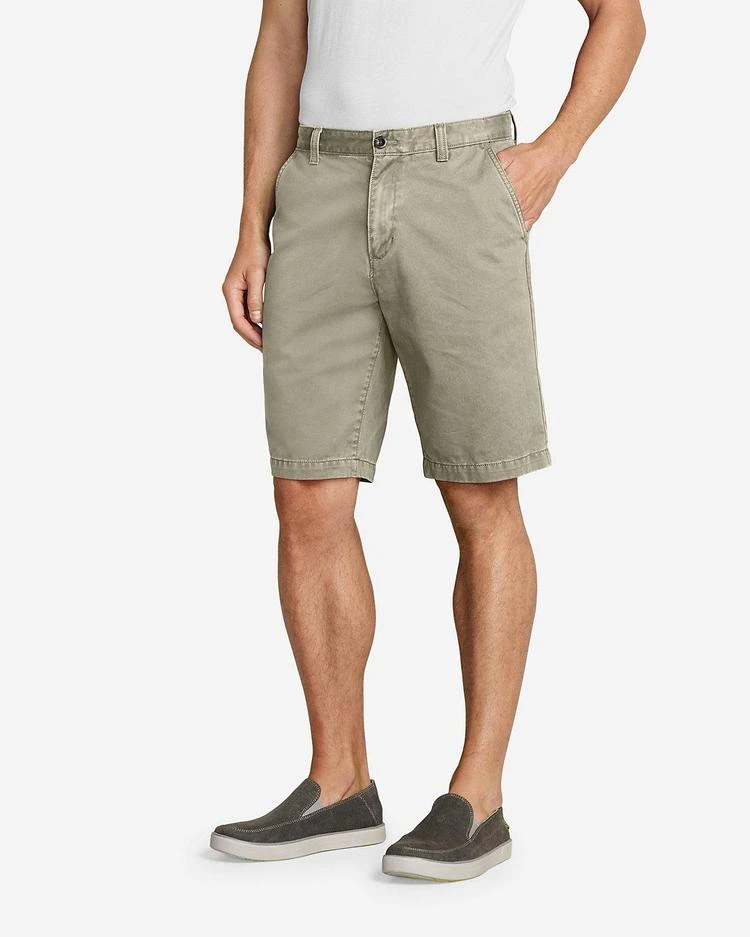 商品Eddie Bauer|男士Men's Legend Wash 11" Chino Shorts - Solid,价格¥187,第1张图片