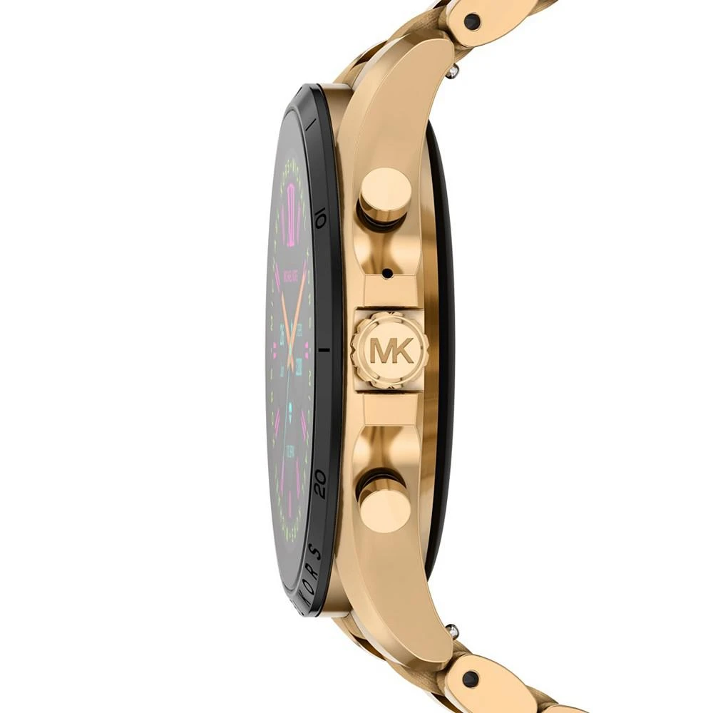 商品Michael Kors|Women's Gen 6 Bradshaw Gold-Tone Stainless Steel Smartwatch with Strap Set, 44mm,价格¥2806,第3张图片详细描述