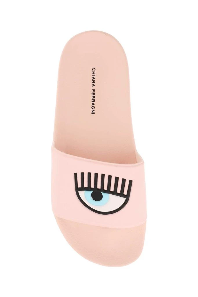 商品Chiara Ferragni|Chiara Ferragni eyestar Rubber Slides,价格¥910,第2张图片详细描述