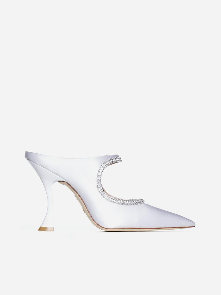 商品Stuart Weitzman|XCurve leather mules,价格¥3492,第1张图片