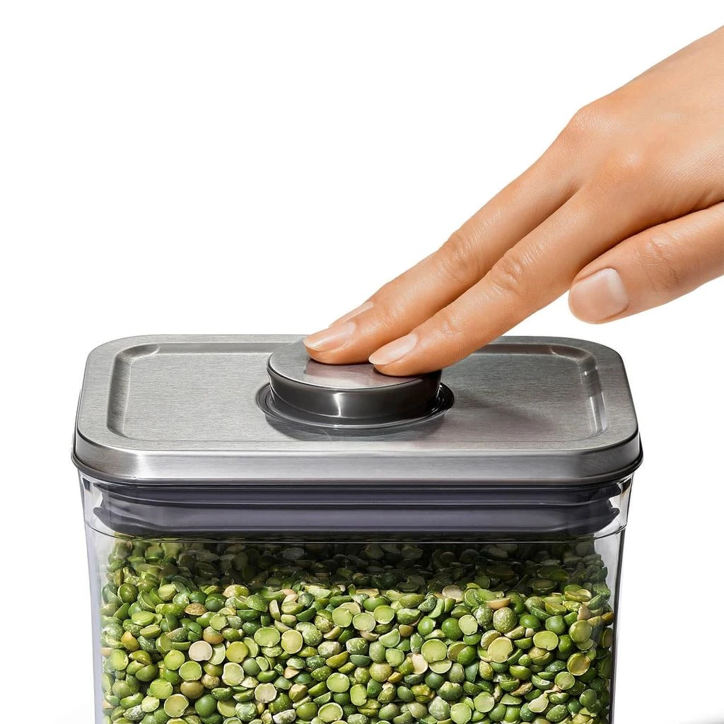 商品OXO|OXO Good Grips Steel POP Containers - Rectangle Short 1.6L,价格¥140,第5张图片详细描述