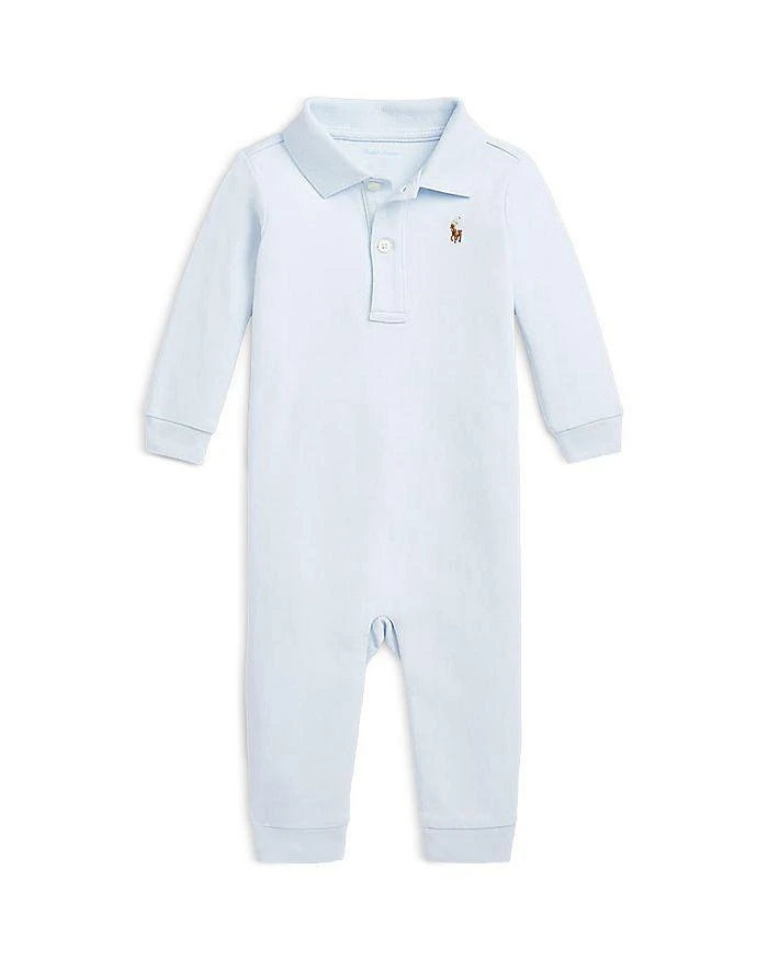 商品Ralph Lauren|Boys' Organic Cotton Polo Coverall - Baby,价格¥362,第1张图片
