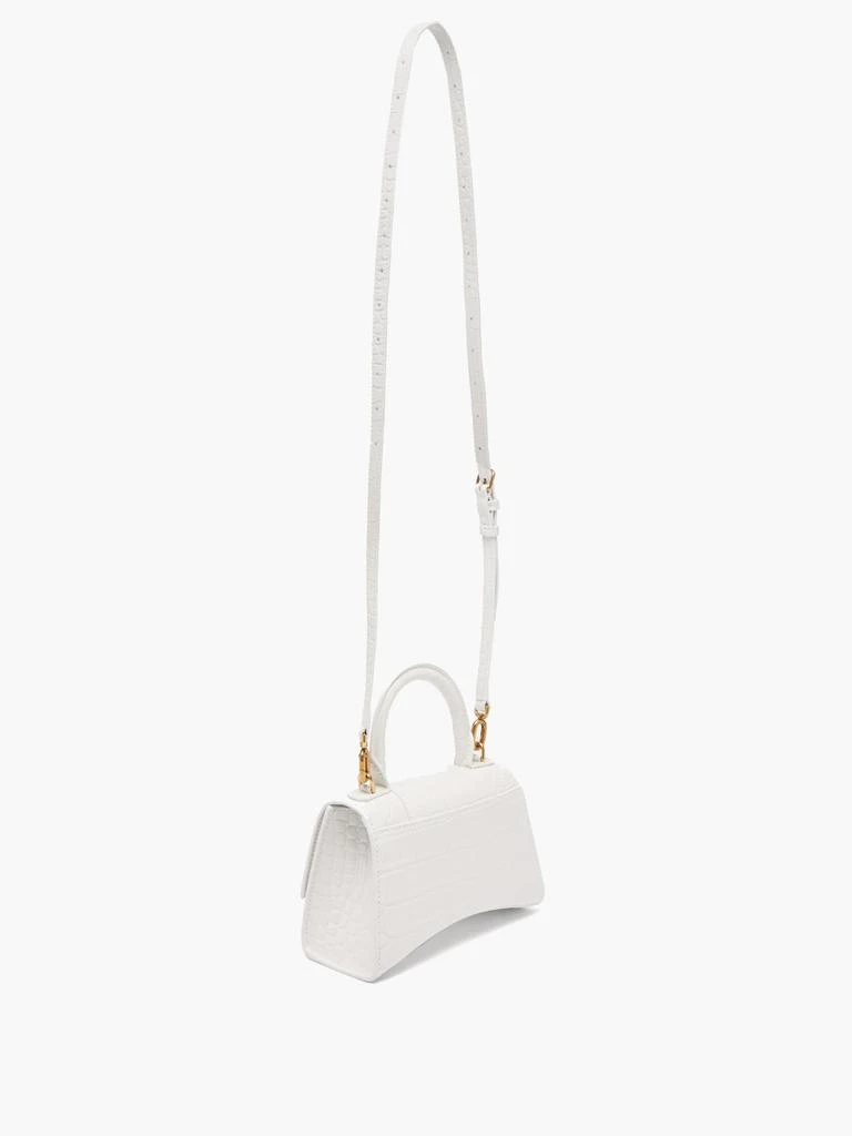 商品Balenciaga|Hourglass XS crocodile-effect leather bag,价格¥21931,第4张图片详细描述