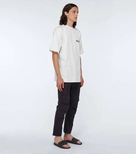 商品Balenciaga|Pool logo rubber slides,价格¥1951,第2张图片详细描述