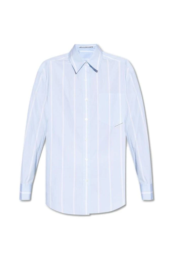 商品Alexander Wang|Alexander Wang Striped Long-Sleeved Shirt,价格¥2134,第1张图片