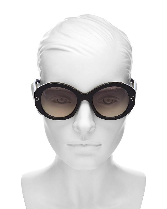 商品Celine|Bold 3 Dots Round Sunglasses, 53mm,价格¥3305,第3张图片详细描述