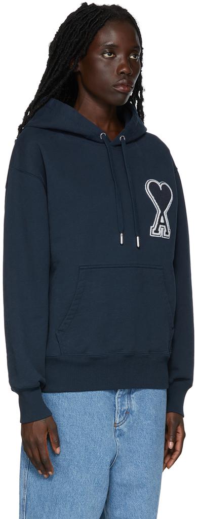 SSENSE Exclusive Navy Oversized Hoodie商品第2张图片规格展示