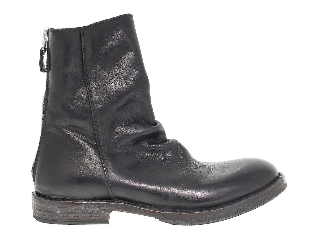 商品MOMA|Moma Womens Black Leather Ankle Boots,价格¥3436,第1张图片