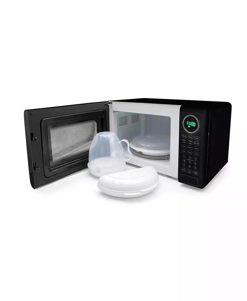 商品Nostalgia|0.7 Cubic Feet Retro Microwave Oven,价格¥567,第2张图片详细描述