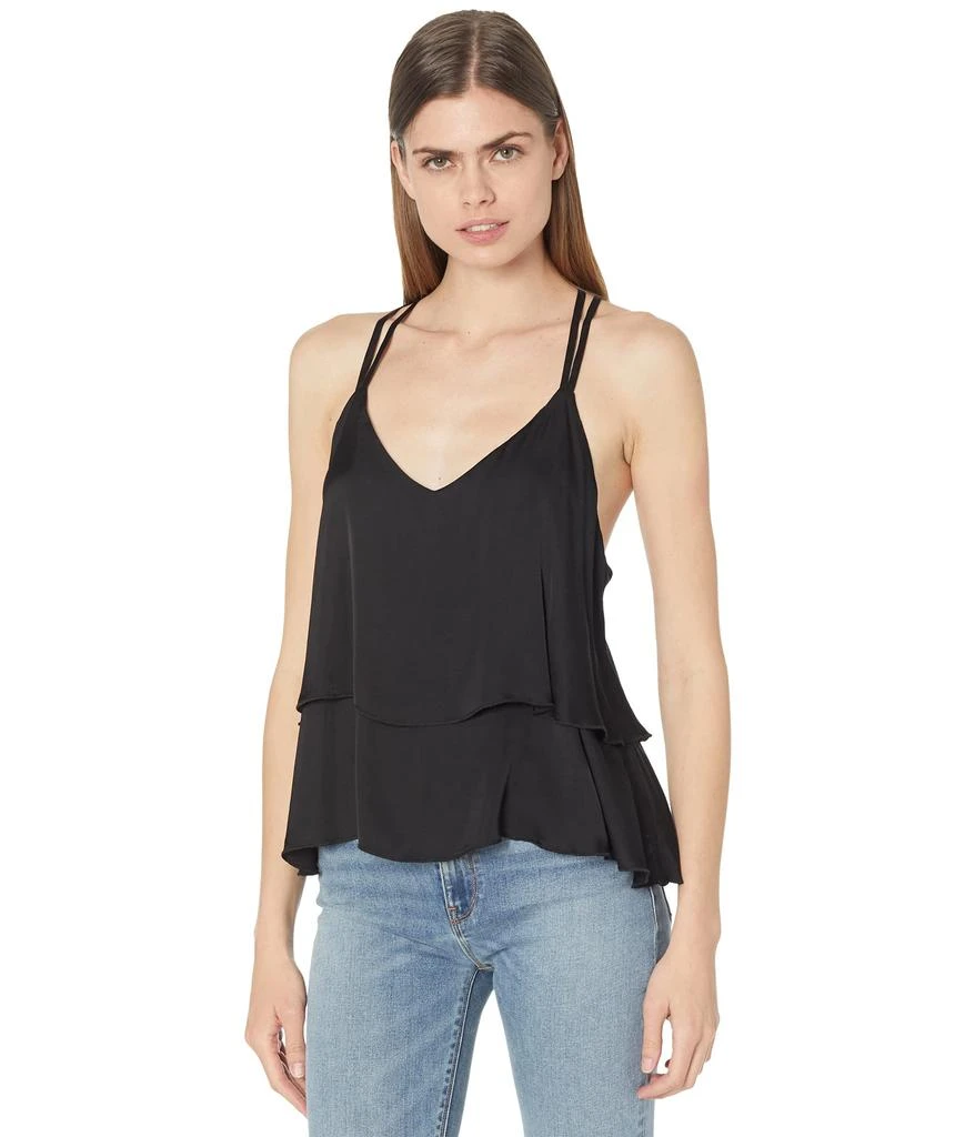 商品Chaser|Silky Basics Strappy Knot Back Tiered Cami,价格¥226,第1张图片