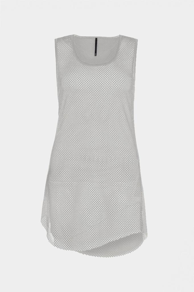 Undulate Camber Singlet - Ivory Cubed Mesh商品第1张图片规格展示