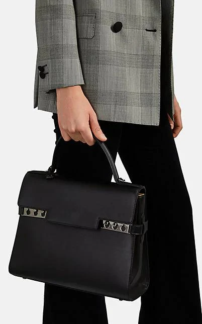 商品Delvaux|Tempête MM Leather 中号手提包,价格¥25161,第2张图片详细描述