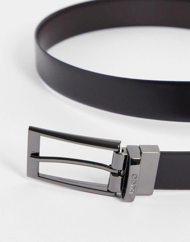 商品Hugo Boss|Hugo reversible belt in black,价格¥590,第3张图片详细描述