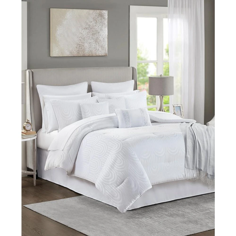 商品JLA Home|Monroe 14-Pc. King Comforter Set,价格¥2403,第4张图片详细描述