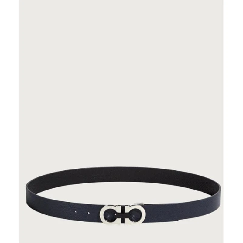 商品Salvatore Ferragamo|SALVATORE FERRAGAMO 黑色男士腰带 67-8783-723887,价格¥2488,第1张图片