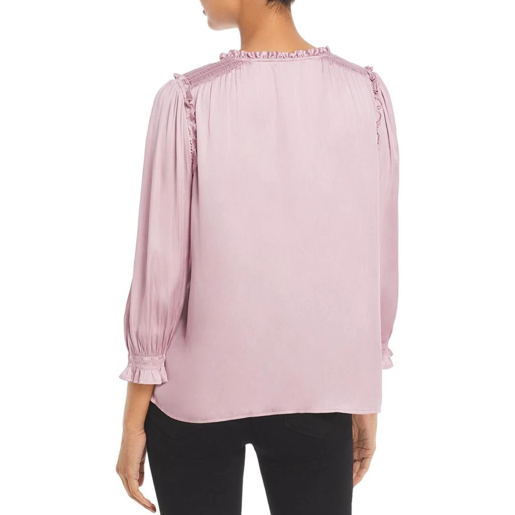 商品Paige|Paige Womens Kaylynn Tie Neck Silk Blouse,价格¥361,第2张图片详细描述
