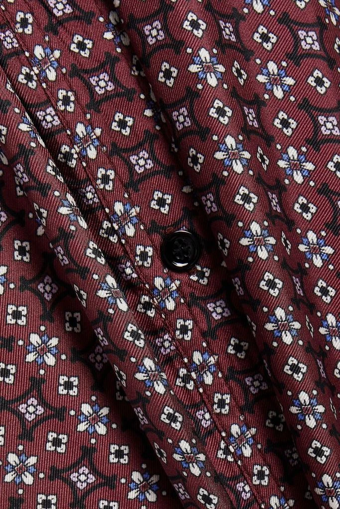 商品Sandro|Thia printed silk-twill shirt,价格¥555,第4张图片详细描述