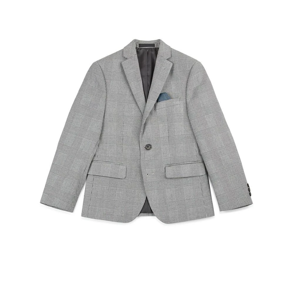 商品Ralph Lauren|Big Boys Flannel Plaid Classic Sport Coats,价格¥857,第1张图片