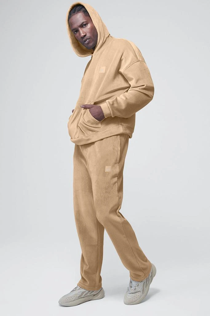 商品Alo|Velour Baller Pant - Sand Dune,价格¥1104,第5张图片详细描述