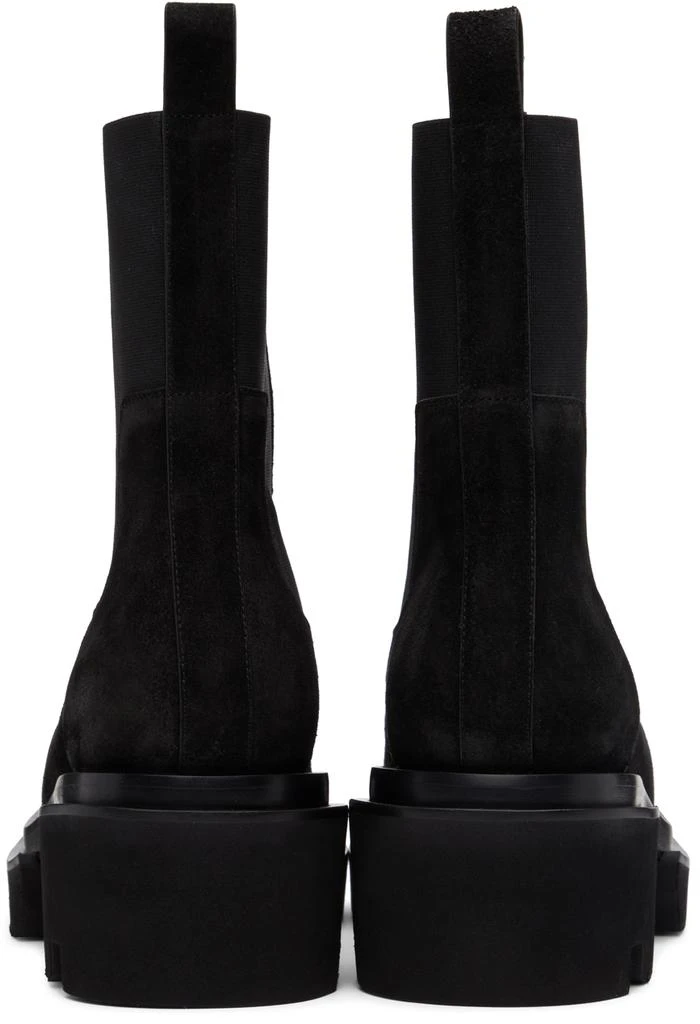 商品Rick Owens|Black Beatle Bogun Chelsea Boots,价格¥5657,第2张图片详细描述