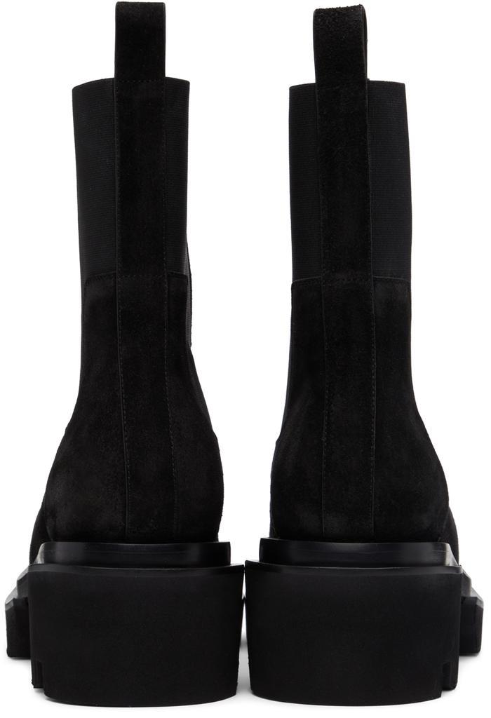 商品Rick Owens|Black Beatle Bogun Chelsea Boots,价格¥7169,第4张图片详细描述