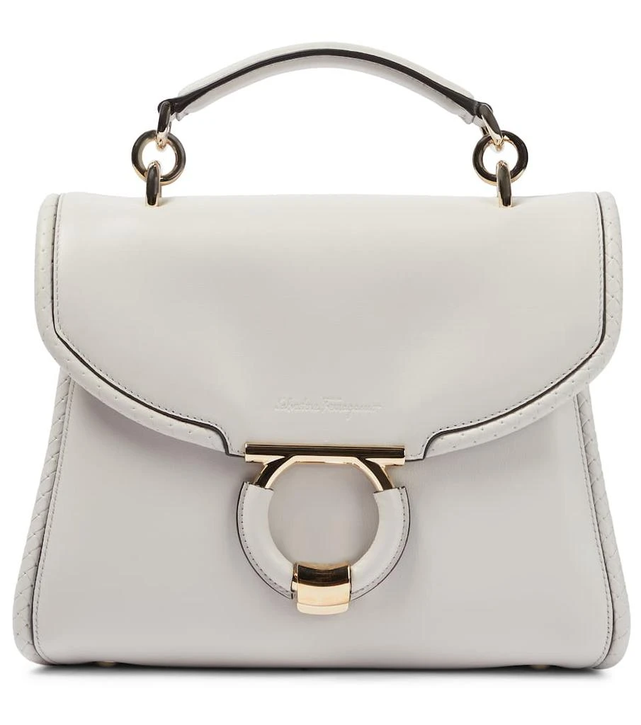 商品Salvatore Ferragamo|Gancini皮革托特包,价格¥11838,第1张图片