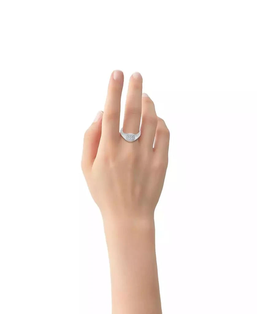 商品Essentials|Silver Plated Sun Moon Disc Ring,价格¥224,第2张图片详细描述