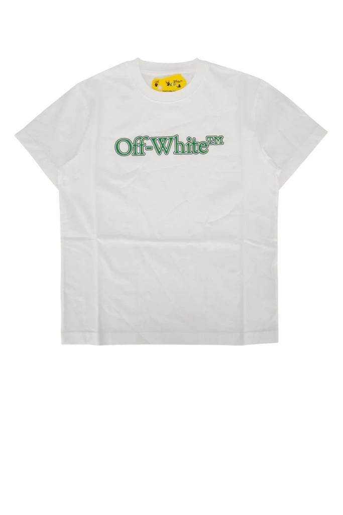 商品Off-White|Off-White Kids Logo Printed Crewneck T-Shirt,价格¥745,第1张图片