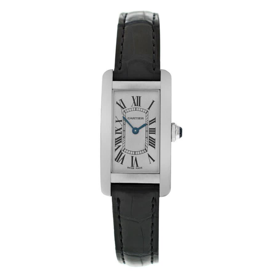 Pre-owned Cartier Tank Americaine Quartz White Dial Ladies Watch 2489商品第1张图片规格展示