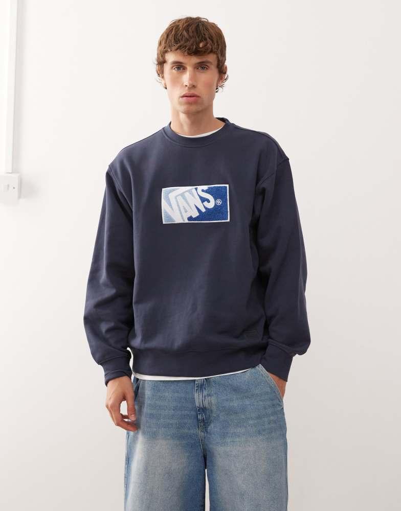 トップス 2000s VANS sweat Faded Lessons Retro Crew Sweatshirt in Cement Heather Grey