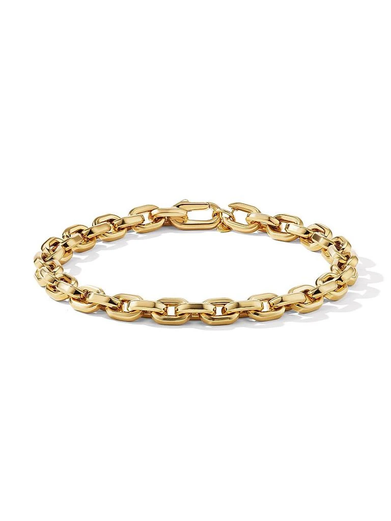 商品David Yurman|Deco Chain Link Bracelet in 18K Yellow Gold, 6.5MM,价格¥40671,第2张图片详细描述