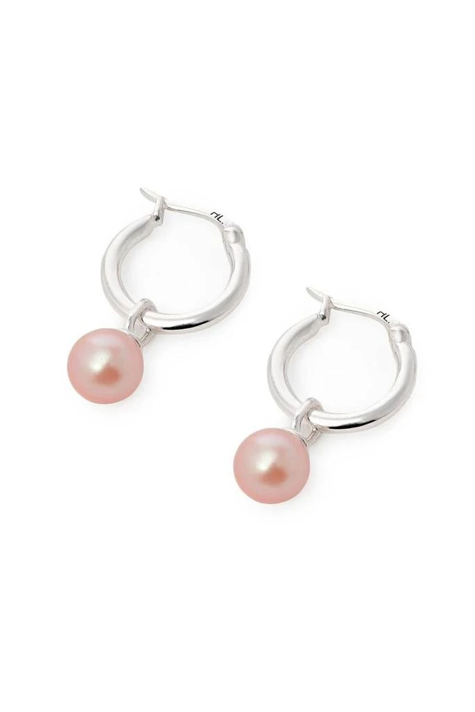 商品HATTON LABS|Hatton labs pink pearl hoop earrings,价格¥827,第1张图片