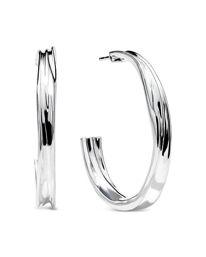 商品Ippolita|Sterling Silver 925 Classico Crush Medium Hoop Earrings,价格¥3370,第1张图片详细描述