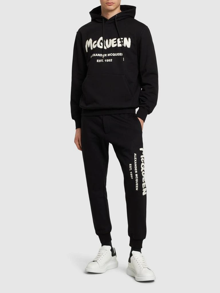 商品Alexander McQueen|Printed Cotton Sweatshirt,价格¥6267,第1张图片详细描述