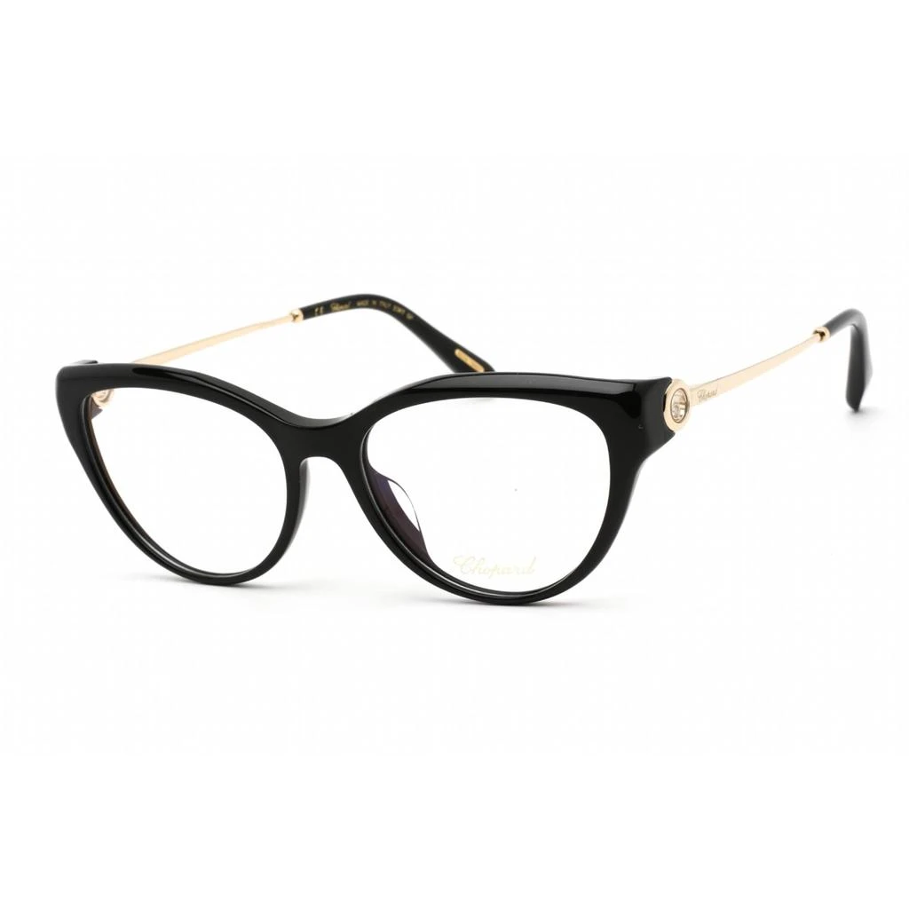 商品Chopard|Chopard Women's Eyeglasses - Clear Demo Lens Black/Gold Plastic Frame | VCH323S 0700,价格¥2103,第1张图片