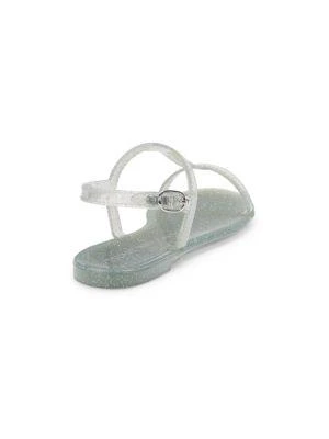 商品Stuart Weitzman|Millie Jelly Flat Sandals,价格¥162,第3张图片详细描述