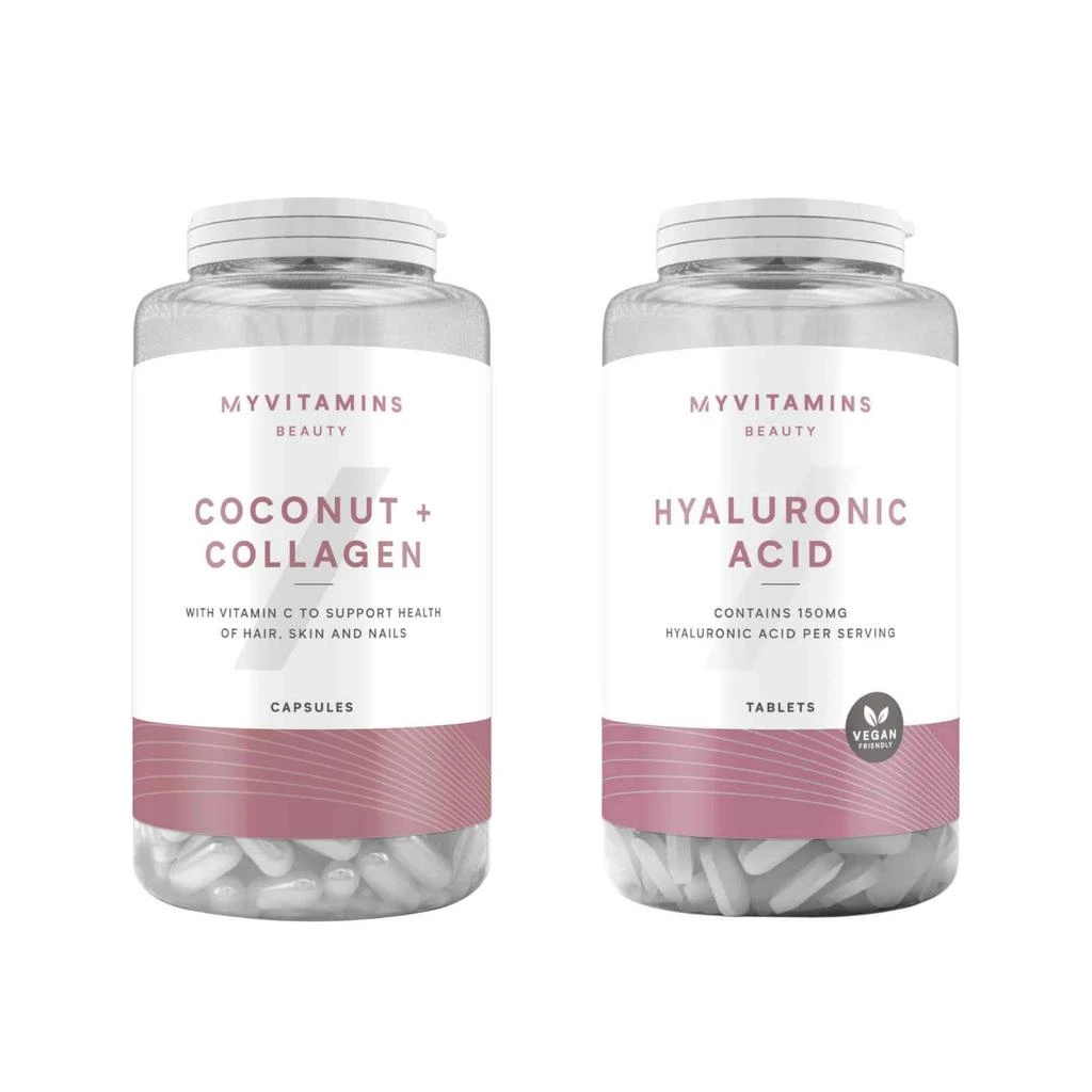 商品Myvitamins|Myvitamins Coconut and Collagen + Hyaluronic Acid Bundle,价格¥181,第1张图片