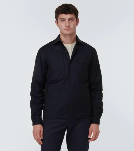 商品Zegna|Techmerino padded overshirt,价格¥4423,第3张图片详细描述