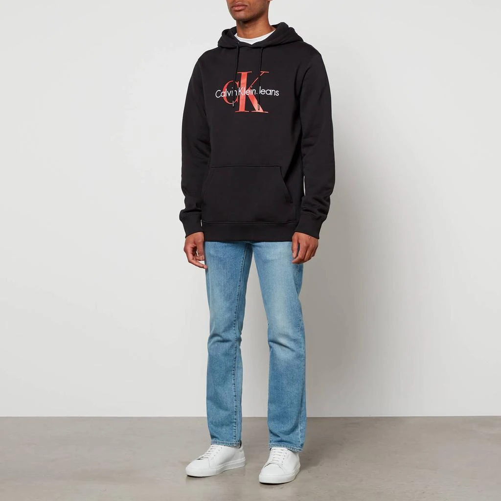商品Calvin Klein|Calvin Klein Jeans Men's Monogram Hoodie - Black,价格¥408,第3张图片详细描述