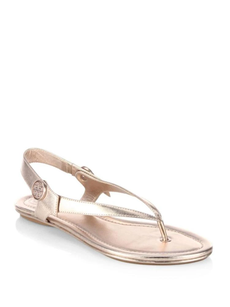 商品Tory Burch|Minnie Leather Travel Sandals,价格¥595,第1张图片