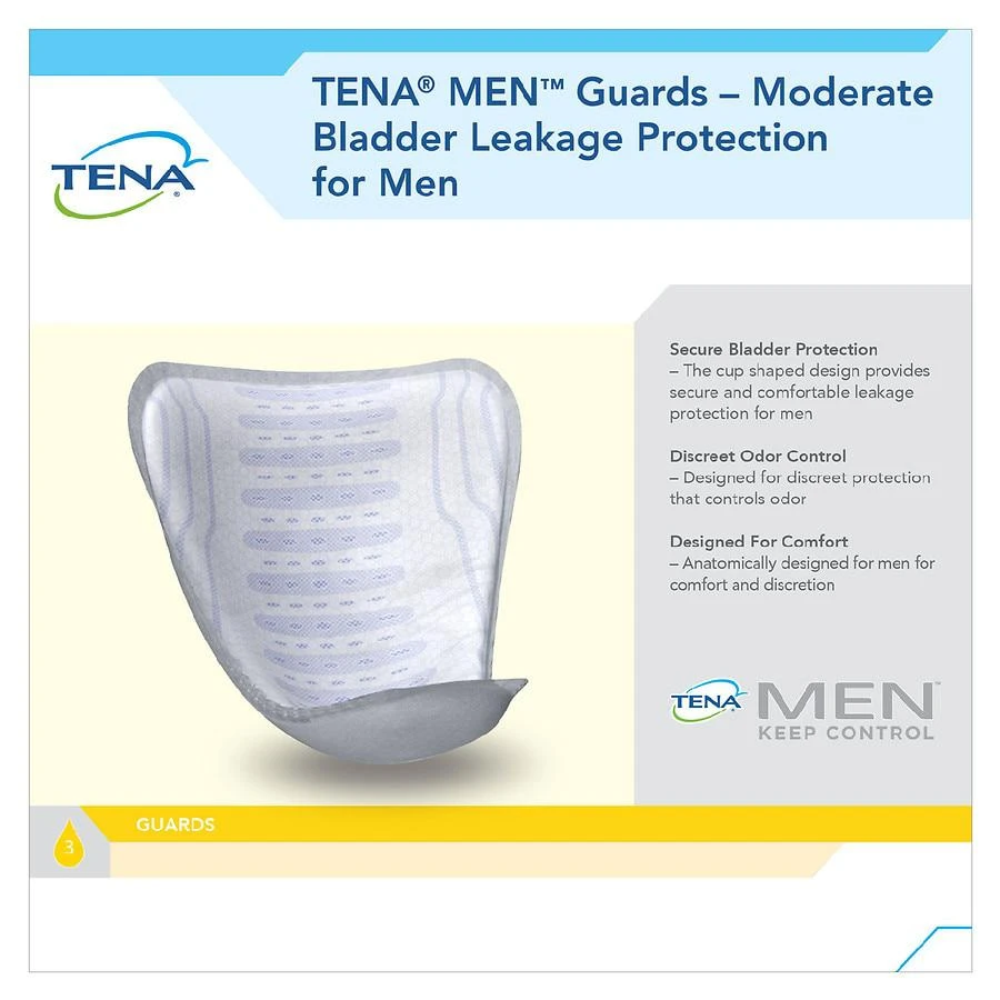 Incontinence Guards For Men, Moderate Moderate 商品