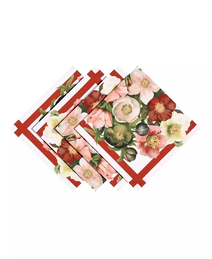 商品Laural Home|Vintage-Like Petals Set of 4 Napkins, 20" x 20",价格¥358,第1张图片