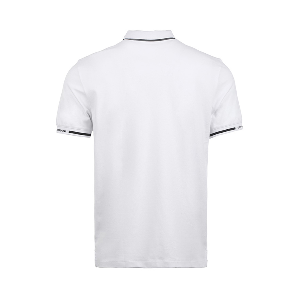 EMPORIO ARMANI 男白色短袖T恤 3L1FAE-1JPTZ-0154商品第4张图片规格展示