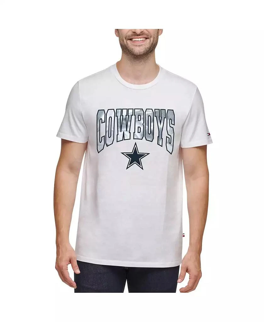 商品Tommy Hilfiger|Men's White Dallas Cowboys Embroidered Patch T-shirt,价格¥269,第1张图片