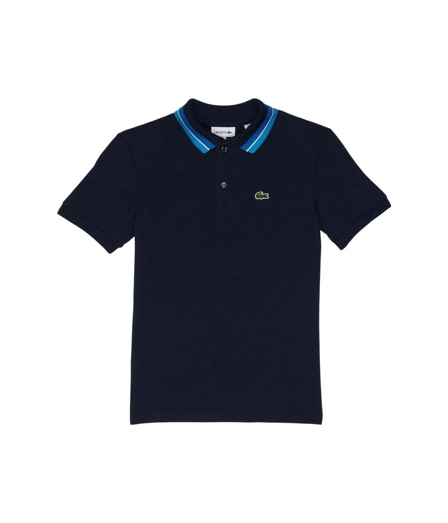 商品Lacoste|Short Sleeve Cotton Polo Shirt (Big Kids),价格¥318,第1张图片