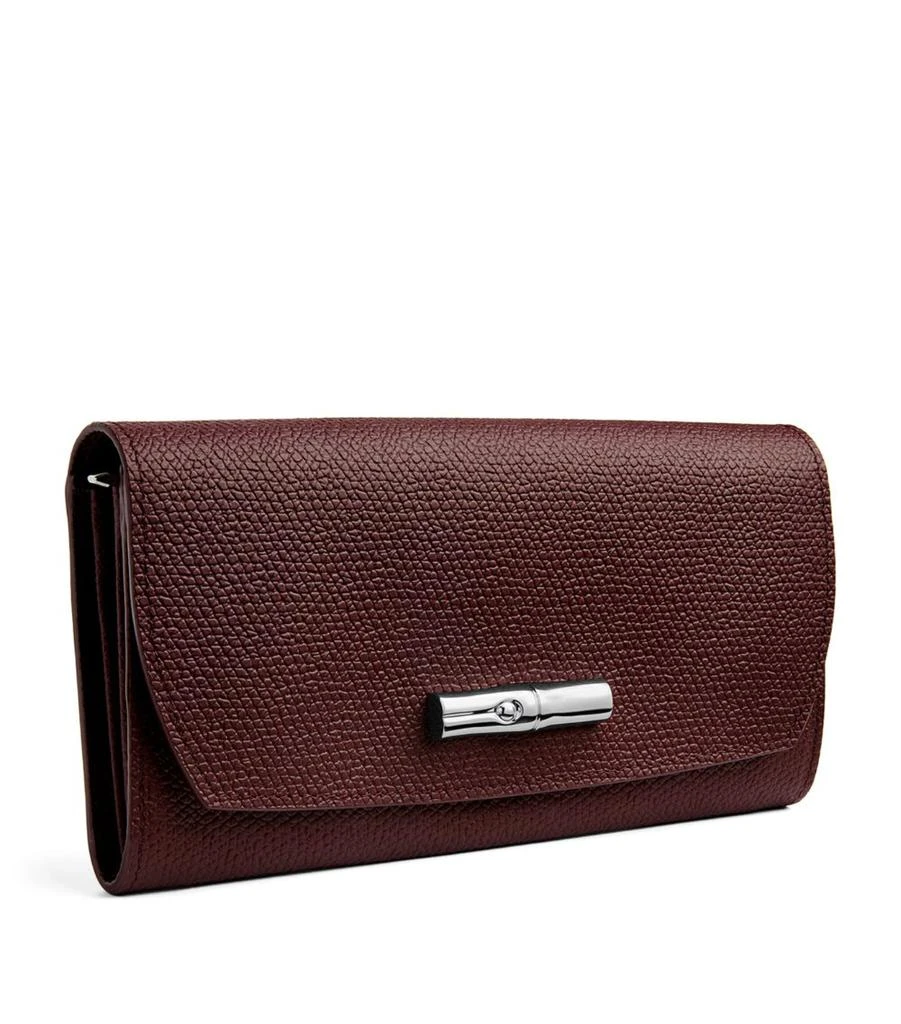 商品Longchamp|Leather Roseau Continental Wallet,价格¥2216,第3张图片详细描述