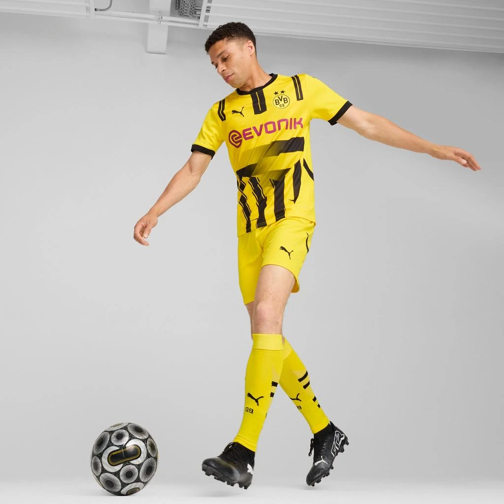 商品Puma|PUMA Men's Borussia Dortmund 24/25 Cup Replica Soccer Jersey,价格¥512,第4张图片详细描述