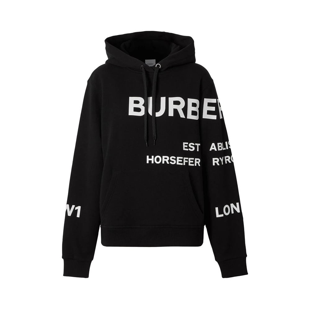 商品[国内直发] Burberry|BURBERRY 黑色女士卫衣/帽衫 8040767,价格¥4425,第1张图片