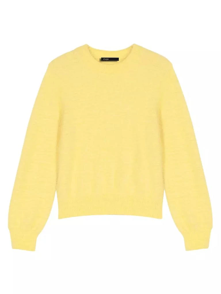 商品Maje|Fluffy Round-Neck Sweater,价格¥2211,第1张图片