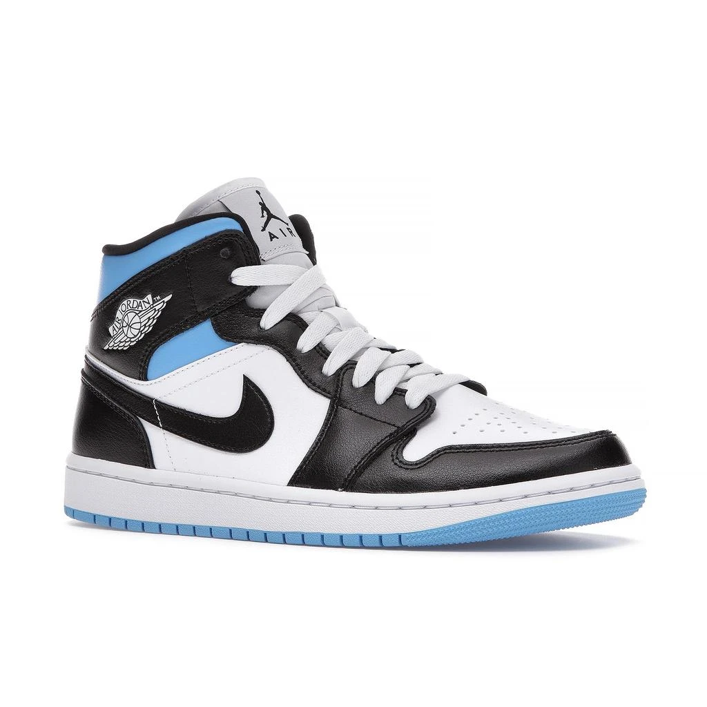 商品Jordan|Air Jordan 1 Mid University Blue Black White (W),价格¥2311,第2张图片详细描述